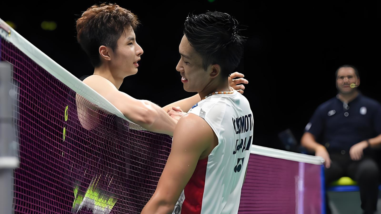 法国队翻盘韩国队，桃田贤斗高光表现